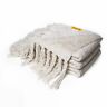 191775090324 Dozzz Fluffy Chenille Knitted Throw Blanket Decorative Fringe