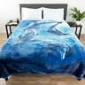 196220452436 Bedford Home Dolphin Blanket Printed Ocean Themed Plush