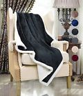 1ctbf300bk Catalonia Sherpa Throws Blanket Super Soft Comfy Micro 730440427470