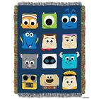 1dpx051000001ret Disney Pixar Pixarland Woven Tapestry Throw Blanket 087918285286