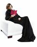 1hpt024000001ret Unbranded Snuggle Fleece Blanket Wrap Throw Travel Plush Fabric Sleeves