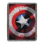 1mar051000003ret Marvel Captain America Star Shield Woven Tapestry Throw 087918281530