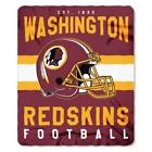 1nfl-03103-0020-ret 1nfl031030020ret The Northwest Co Nfl Redskins Singular Fleece Throw 087918350182