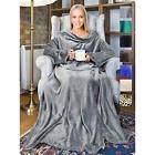 1trsn100gytbcb Snuggieforwomen Blanket With Sleeves Super Soft Microplush Adult 730440432009