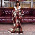 1trsn110prdtbcb Sherpa Throws Blanket With Sleeves For Women And 6165439778846