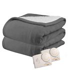 2064-9032rm-902 Pure Warmth Biddeford Microplush Sherpa Electric Heated Blanket 657812158964