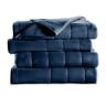 2133883 Sunbeam Twin Size Electric Heated Throw Blanket Fleece 313053913952