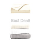 216399 Tommy Bahama Coast Ecru Cotton Blanket White 883893436251