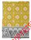 223103 Klippan Of Sweden Fjallness Grey Yellow Woven Wool Blanket Item Nwt 7340032203813