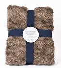 2233-fle-125a-fbrn Markethouse New Faux Fur Throw Blanket Inch Soft 778267162495