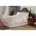 243-101-12-13-030-01 Soft Heat Plush Triple Rib Electric Warming Blanket Natural Queen