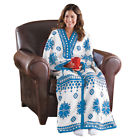 25899 Collections Etc Nordic Snowflake Cuddle Fleece Wrap By