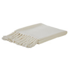 26979 Vhc Brands Ivory Woven Throw 840528130526