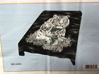 286725272810 Unbranded White Tiger Tigers Jungle Cat Queen Size