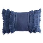 2a21080yny Peri Home Fringe Decorative Throw Pillow By Navy 042075505165