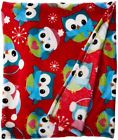 2rw-holiday-throws-christmas-owls Elegant Comfort Velvet Touch Ultra Plush Christmas Holiday 0788782019419 2rw-holiday-throws-christmas-owls Elegant Comfort Velvet Touch Ultra Plush Christmas Holiday 0788782019419