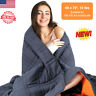 3-9x40 Langria Heavy Weighted Blanket Reversible Breathable Microfiber Deep Sleep