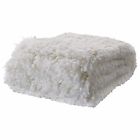 301.396.23 Ofelia Throw Ikea Blanket Bedspread Ivory White 51 X 67 Wool Blend