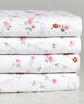 30300138300000 Whit Alex Flannel Floral Sheet Set Queen