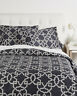 30304630000001 Tessitura Toscana Telerie Geometric Printed Duvet Set King