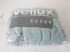 305046816 Vellux Microfleece Light Blue Polyester Twin Blanket Sofa Bed Cover
