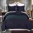 13217156354 3108 Rt Twin-rt Luxury Checkered Quilted Wrinkle Free Microfiber 3pc Coverlet Set-navy
