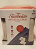 31160181 Sunbeam Electric Heated Fleece Channeled Blanket Queen Biege New Controllers