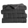 31160183 Sunbeam Soft Quilted Fleece Electric Heated Warming Blanket 027045805377