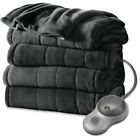 31160199 Sunbeam Electric Heated Fleece Throw Warming Blanket Bed 027045805537