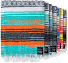 313044191185 Benevolence La Authentic Mexican Blanket Beach Handwoven Serape