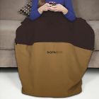 316697 Tan Microfleece Blanket Brown Sofasox