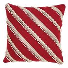 32237 Vhc Brands Gretchen Throw Pillow White 840528151750