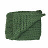 32913590 Northlight Hunter Green Cable Knit Plush Throw Blanket 193228055485