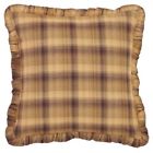 32933 Vhc Brands Prescott Ruffled Decorative Pillow By Tan 840528153211
