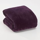 37757 Berkshire Throw Blanket Purple Soft Warm Cozy Lightweight 4552163537757