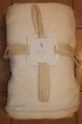 3813073 Pottery Barn Kids Cozy Solid Bed Blanket Herringbone Twin Ivory