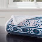 38667 Fleece Throw Blanket Sherpa Woven Comforter Knit Down 711877738667