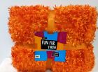 400876831683 Kohls Blanket Throw Fun Fur Student Lounge Orange