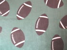 400953157200 Home Classics New Football Print Fleece Flat Sewn