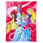 400993161854 Disney New Girls Ariel Princess Rapunzel Plush Throw