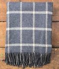 4011-a1 Foxford Made In Ireland Cashmere Merino Wool Throw Blanket Grey 4011-a1 Foxford Made In Ireland Cashmere Merino Wool Throw Blanket Grey