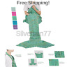43224-25001 Terrania Mermaid Tail Blanket For Teen Girls With 730440430654