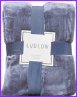 43224-4874 Luxurious Solid Velvet Velour Blanket Full Queen Size 097958116440
