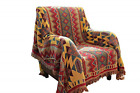 43397-47135 Hnnsi Bohemian Cotton Woven Blanket Throw With Fringe 603097599763
