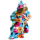 4344941516 Birdy Boutique Mermaid Floral Wearable Blankets Car Seat Poncho For