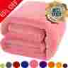 45678 Shilucheng Cozy Solid Blanket Fleece King Size Fuzzy Extra Soft Bed Couch