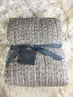 470026340006 Restoration Hardware New Heathered Braided Chenille Throw Dune
