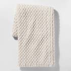 490671017238 Threshold Cream Sweater Knit Throw Blanket Inches