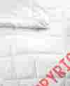 491161 King Size Ivory Microfiber Down Alternative Bed Blanket W Dobby Pattern