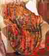 493019-4wpt-orn Unbranded Orange Camo The Woods Plush Sherpa Throw Blanket Sofa Bed Nature Home D Cor New